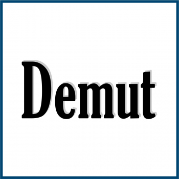 Piktogramm Text "Demut"